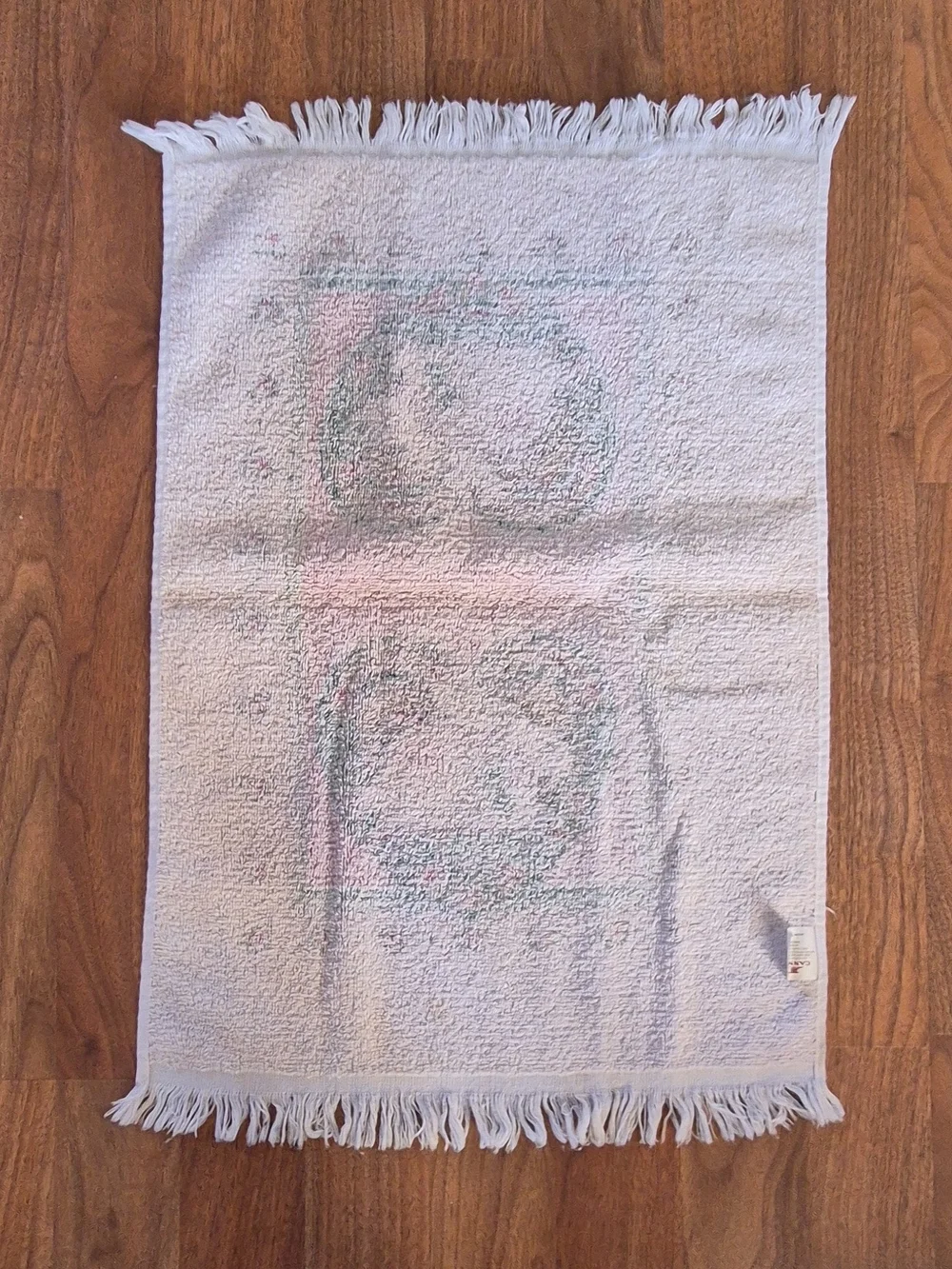 Canon Red and White Bunny Heart Holiday Towel